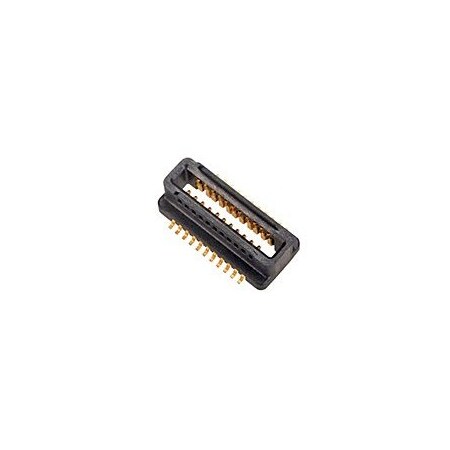 Molex Board Connector, 16 Contact(S), 2 Row(S), Female, Straight, 0.031 Inch Pitch, Surface Mount 1714500106